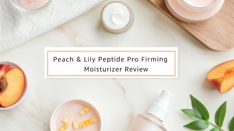 Peach & Lily Peptide Pro Firming Moisturizer Review 2026