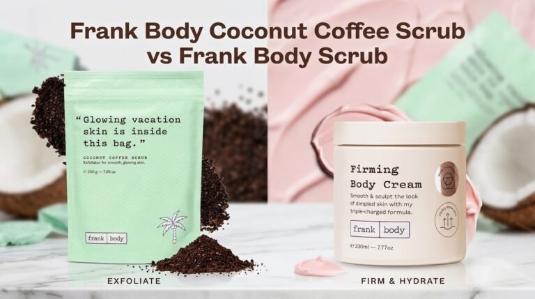 Frank Body Coconut Coffee Scrub vs Frank Body Scrub