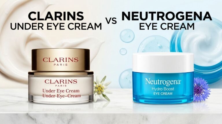 Clarins Under Eye Cream vs Neutrogena Eye Cream