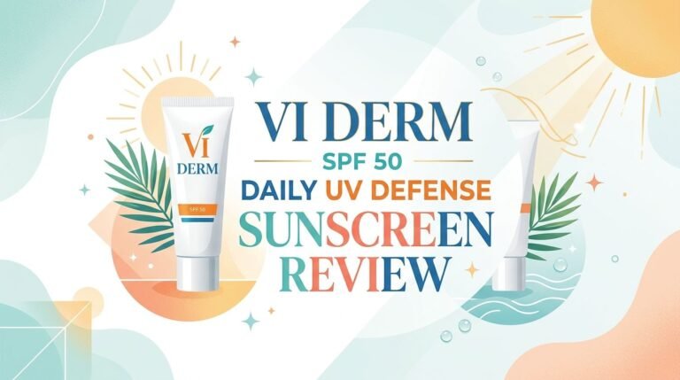 VI Derm SPF 50 Daily UV Defense Sunscreen Review 2026
