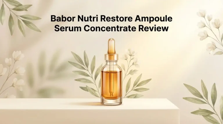 Babor Nutri Restore Ampoule Serum Concentrate Review